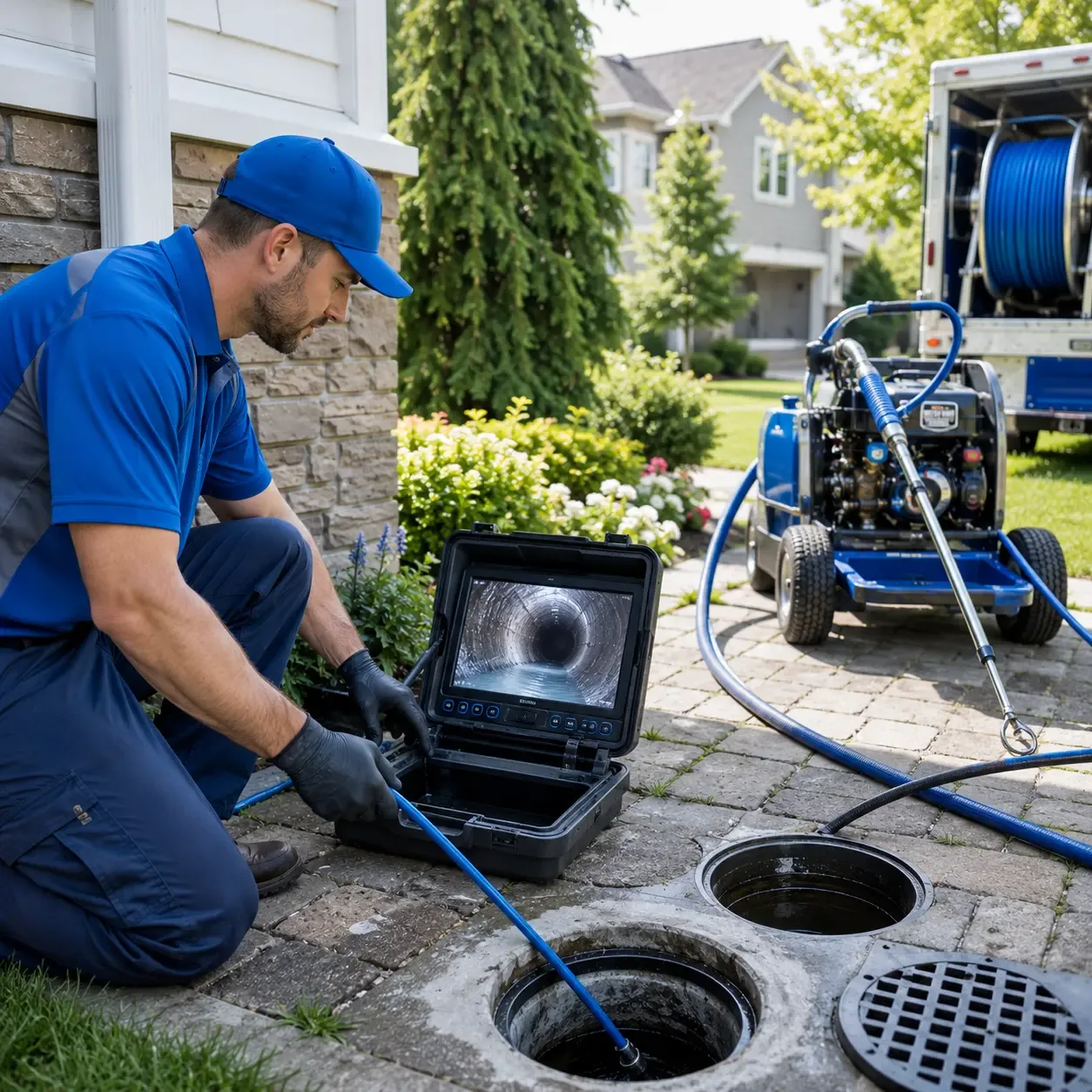 Outdoor drain cleaning professionals serving Albion, WA